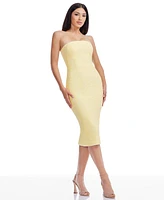 Dress the Population Women's Viviana Sequined Strapless Bodycon Dress
