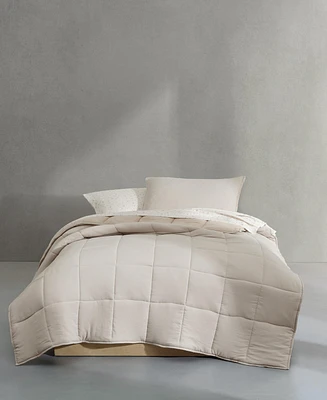 Calvin Klein Washed Solid Reversible Plush 5-Pc. Comforter Set, Twin/Twin Xl