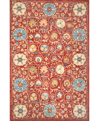Bashian One of a Kind Mansehra 640430 6'x9' Area Rug