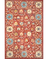 Bashian One of a Kind Mansehra 640430 6'x9' Area Rug