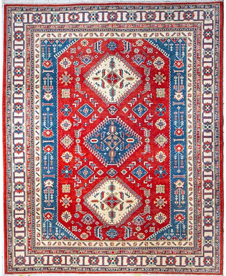 Bashian One of a Kind Pak Kazak 640471 8'x9'10'' Area Rug