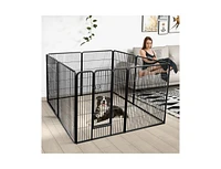 8 Panel 40 Inch Height Pet Fence Indoor Outdoor