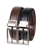 Kenneth Cole Reaction Men's 2-In-1 Reversible Feather Edge Dress Belt