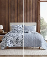 Eddie Bauer Wes Fish Cotton Reversible 3-Pc. Quilt Set