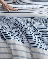 Eddie Bauer Cooper Stripe Cotton Reversible -Pc. Comforter Set