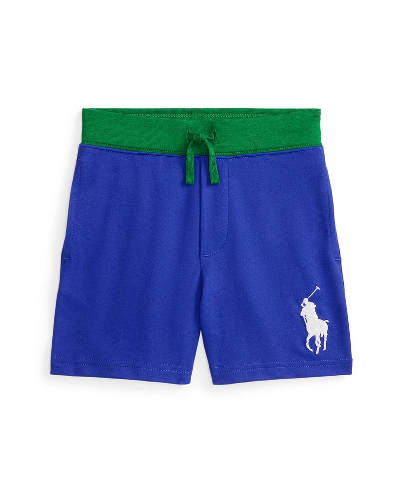 Polo Ralph Lauren Toddler and Little Boys Big Pony Cotton Jersey Shorts