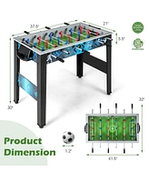 Stable Soccer Table Game with 2 Footballs for All Ages