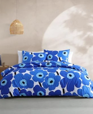 Marimekko Unikko Cotton Percale Duvet Cover Set