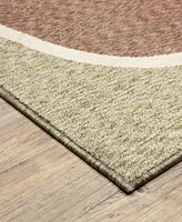 Oriental Weavers Tisdell TIS02 6'7"x9'4" Area Rug