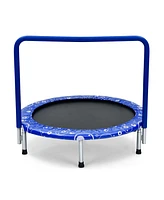 36 Inch Kids Trampoline Mini Rebounder with Full Covered Handrail