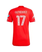 Adidas Men's Brian Gutierrez Red Chicago Fire 2024 Return to Authentic Player Jersey
