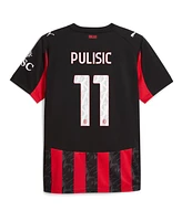 Puma Men's Christian Pulisic Red Ac Milan 2025/26 Home Replica Player Jersey