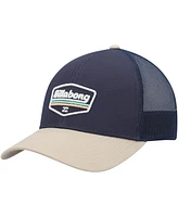 Billabong Men's Navy Walled Trucker Adjustable Snapback Hat