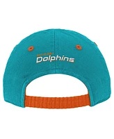 Outerstuff Baby Boys and Girls Aqua Miami Dolphins Team Slouch Flex Hat