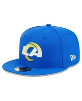 New Era Men's Royal Los Angeles Rams Main Patch 59FIFTY Fitted Hat