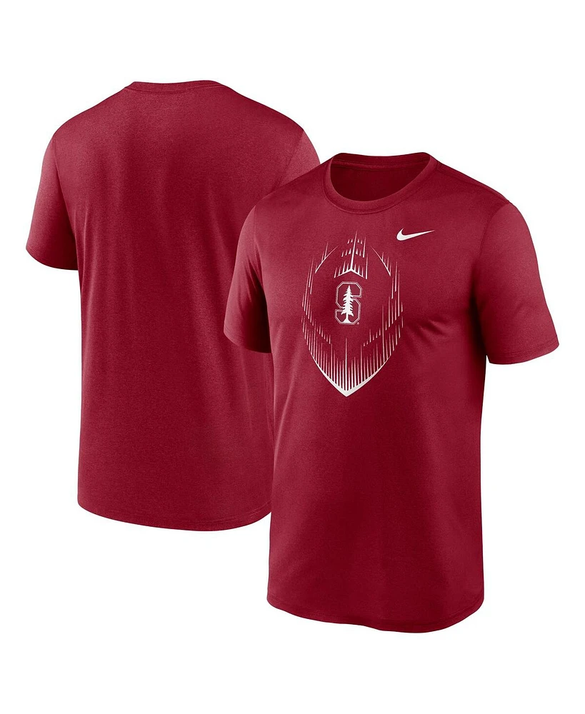 Nike Men's Cardinal Stanford Primetime Legend Icon Performance T-Shirt