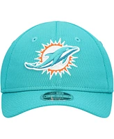 New Era Toddler Aqua Miami Dolphins Main 9FORTY Adjustable Hat