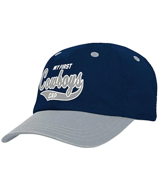 Outerstuff Baby Boys and Girls Navy/Silver Dallas Cowboys My First Tail Sweep Slouch Flex Hat