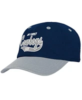 Outerstuff Baby Boys and Girls Navy/Silver Dallas Cowboys My First Tail Sweep Slouch Flex Hat