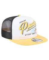 New Era Big Boys and Girls White Pittsburgh Pirates Retro 9FIFTY Snapback Hat
