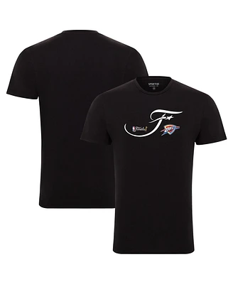 Sportiqe Men's and Women's Black Oklahoma City Thunder 2025 Nba Finals Bingham Premium T-Shirt