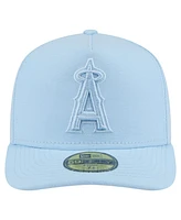 New Era Men's Light Blue Los Angeles Angels Color Pack A-Frame 59FIFTY Fitted Hat