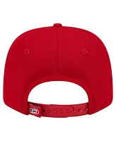New Era Men's Red Carolina Hurricanes Logo Basic 9SEVENTY Adjustable Hat
