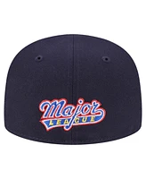 New Era Big Boys and Girls Navy Major League Neon 59FIFTY Fitted Hat