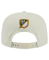 New Era Men's Cream Portland Timbers 2025 Kickoff Snapback Golfer Hat