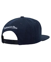 Mitchell & Ness Men's Navy Detroit Tigers Cooperstown Collection Basic Flip Snapback Hat