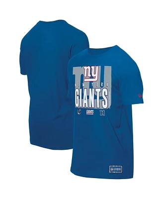 New Era Men's Royal York Giants 2025 Nfl Training Camp T-Shirt