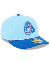 New Era Men's Light Blue/Blue Baltimore Orioles 2025 Fourth of July Low Profile 59FIFTY Fitted Hat