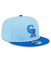 New Era Men's Light Blue/Blue Colorado Rockies 2025 Fourth of July 9FIFTY Snapback Hat