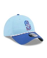 New Era Men's Light Blue/Blue Seattle Mariners 2025 Fourth of July 9TWENTY Adjustable Hat