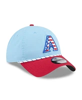 New Era Men's Light Blue/Red Arizona Diamondbacks 2025 Fourth of July 9TWENTY Adjustable Hat