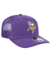 New Era Men's Purple Minnesota Vikings Team Collection 9SEVENTY Stretch-Snap Adjustable Hat