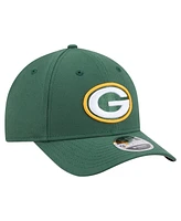 New Era Men's Green Green Bay Packers Team Collection 9FORTY M-Crown Adjustable Hat