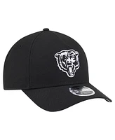 New Era Men's Black Chicago Bears Team Collection 9FORTY M-Crown A-Frame Adjustable Hat