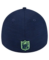New Era Men's College Navy Seattle Seahawks Stripes 39THIRTY Flex Hat