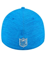 New Era Men's Blue Detroit Lions Stripes 39THIRTY Flex Hat