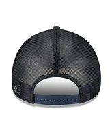 New Era Men's Navy Seattle Mariners 2025 Big League Chew A-Frame 9FORTY Adjustable Trucker Hat