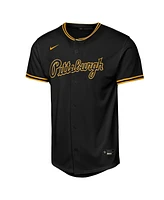 Nike Big Boys and Girls Black Pittsburgh Pirates Alternate 2 Replica Jersey