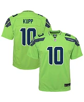 Nike Big Boys and Girls Cooper Kupp Neon Green Seattle Seahawks Alternate Game Jersey