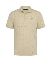 LevelWear Men's Cream New York Yankees Vision Polo Shirt