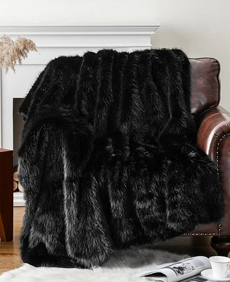 Battilo Lifestyle Faux Fur Throw, 60" x 80"