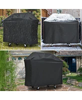 Mondawe 3 Burner 40,500 Btu Stainless Steel Outdoor Barbecue Gas Grillwith Side Burner and Cover