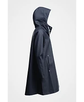Stutterheim Women's Mosebacke Hooded Long Sleeve Raincoat