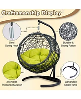 Cat Swing Bed with Stand - Green