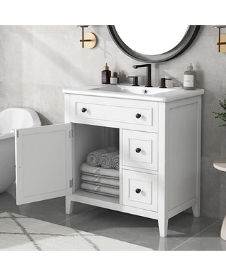 Streamdale Furniture 30" Bathroom Vanity with Sink
