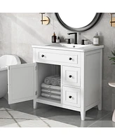 Streamdale Furniture 30" Bathroom Vanity with Sink